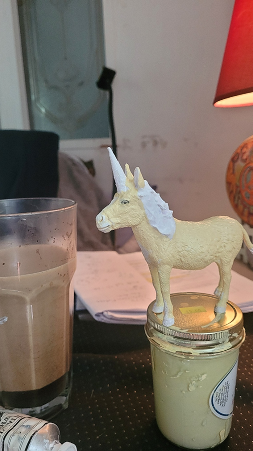 Eunice ~ Original Hand-Painted Unicorn ~ A Rai Creation